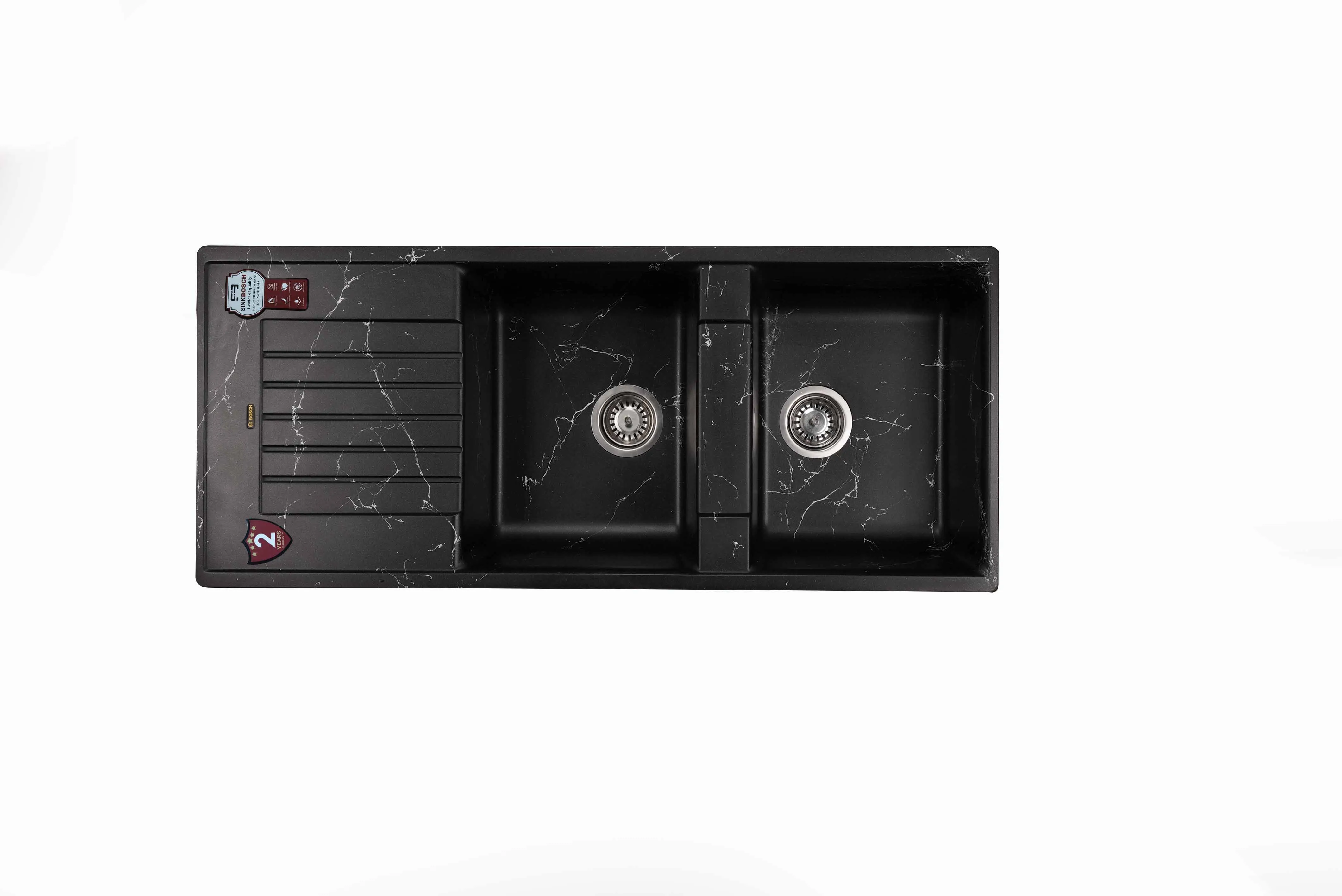 سینک ظرفشویی گرانیتی مدل H1007 - نمای زاویه دار